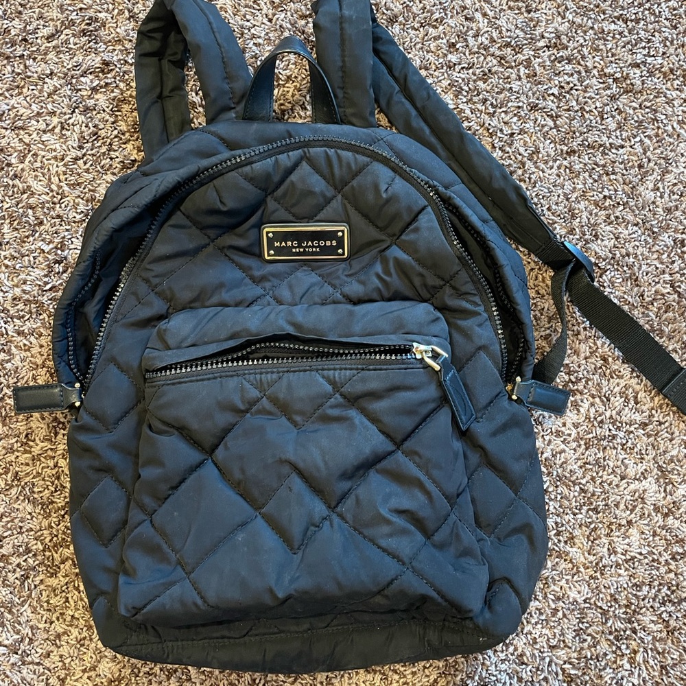 Marc Jacob’s quilted backpack Black